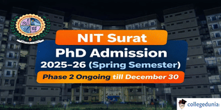 NIT Surat Begins PhD Admission for Spring Semester 2025–26; Phase 2 Open Till December 30